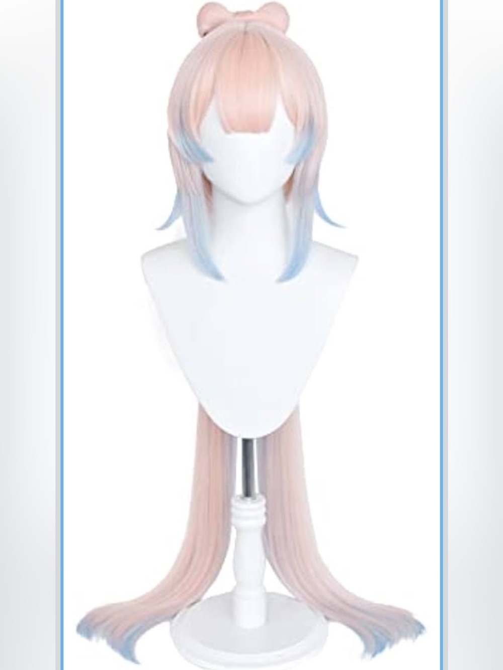 Cosplay Wig for Kokomi and etc with 2 Wig Caps for Theme Parties